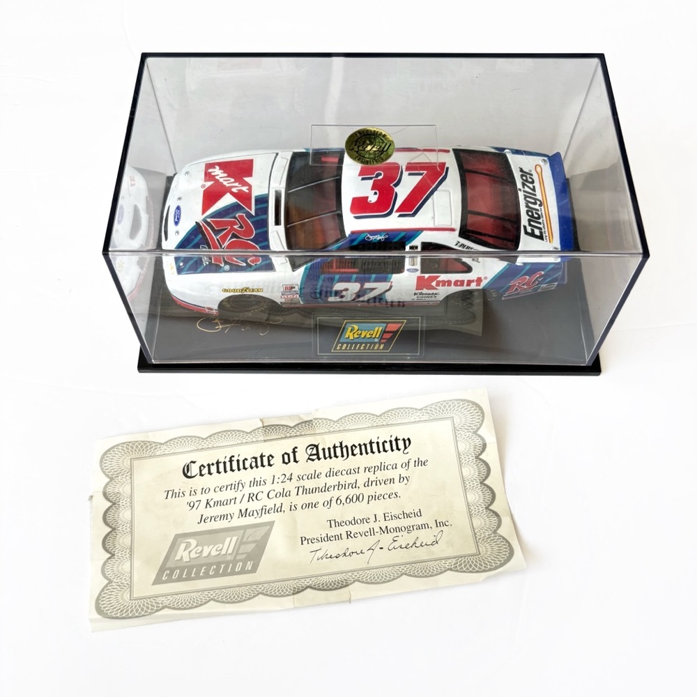 Revell 1:24 Diecast Race Car Thunderbird #37 RC Cola Kmart Vintage 1997